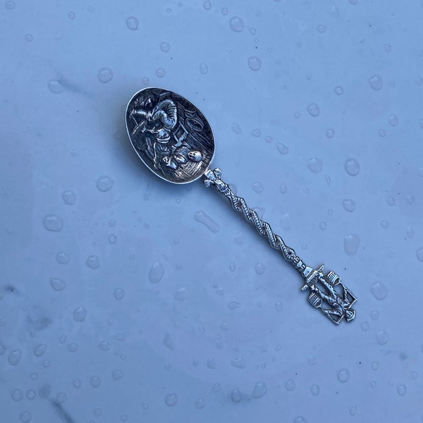 Dutch Sterling Silver Farmer Spoon