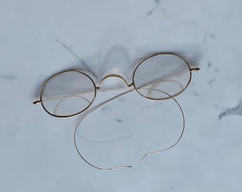 1860-1880 American 14K Solid Gold Spectacles