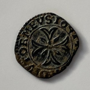 Random 1600s France Feudal Liard Dombes Gaston Orleans Crowned G Medieval Coin