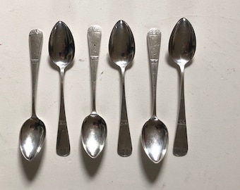 19世紀半ばのドイツまたはオランダの銀製アポストルデミタススプーン5