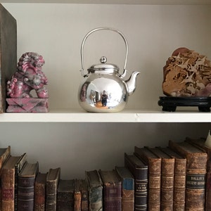 Japanese Meiji Pure Silver Teapot by Fujimoto (Kyushu, Japan - 1868-1900)