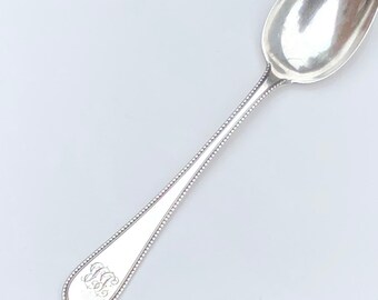Art Nouveau trowel Koch and Bergfeld Noble silvered ladle