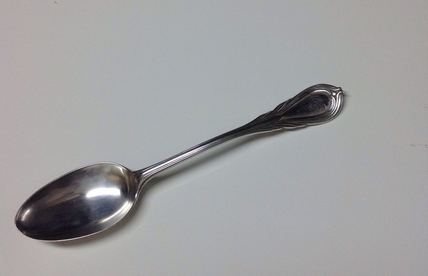 1879 George William Adams Sterling Silver Serving Spoon English London