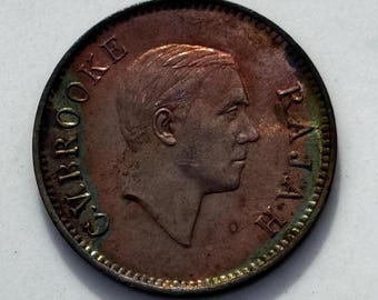 British North Borneo - 1886 One Cent EF - (INV0105) - Extra Fine