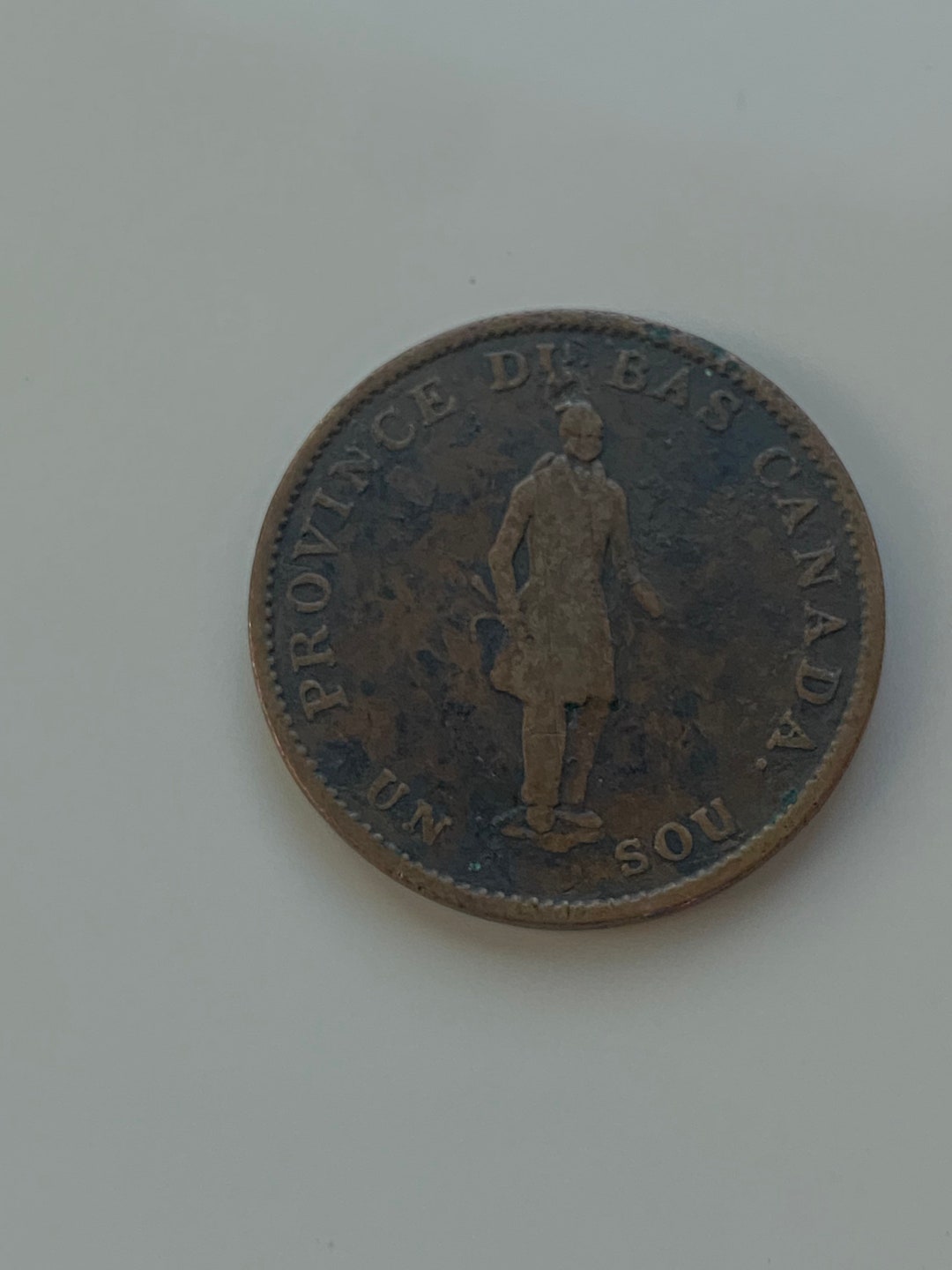 1837年カナダ半ペニー銀行トークン - Etsy 日本