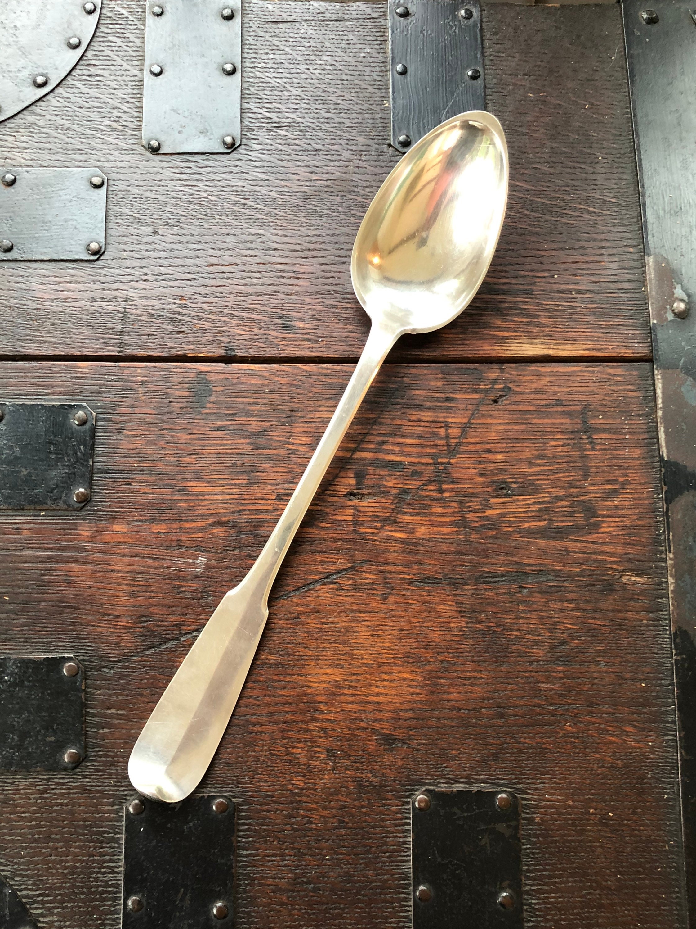 17981809 French Large Silver Serving Spoon 184 grams by Etsy