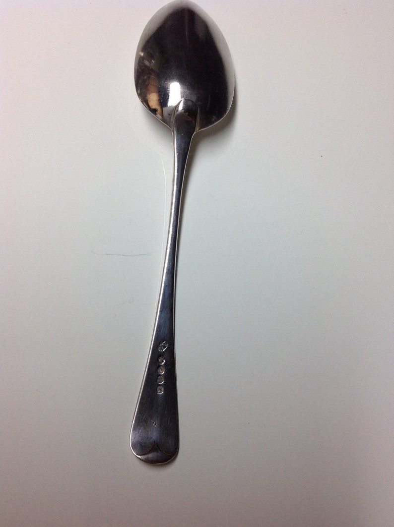 1806 Sterling Georgian English Serving Spoon by Thomas Wallis
