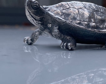 Sterling Silver Novelty Figure of a Japanese Turtle (157 G) - Etsy