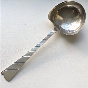Ca 1910 French Sterling Silver Serving Spoon - 950 Silver