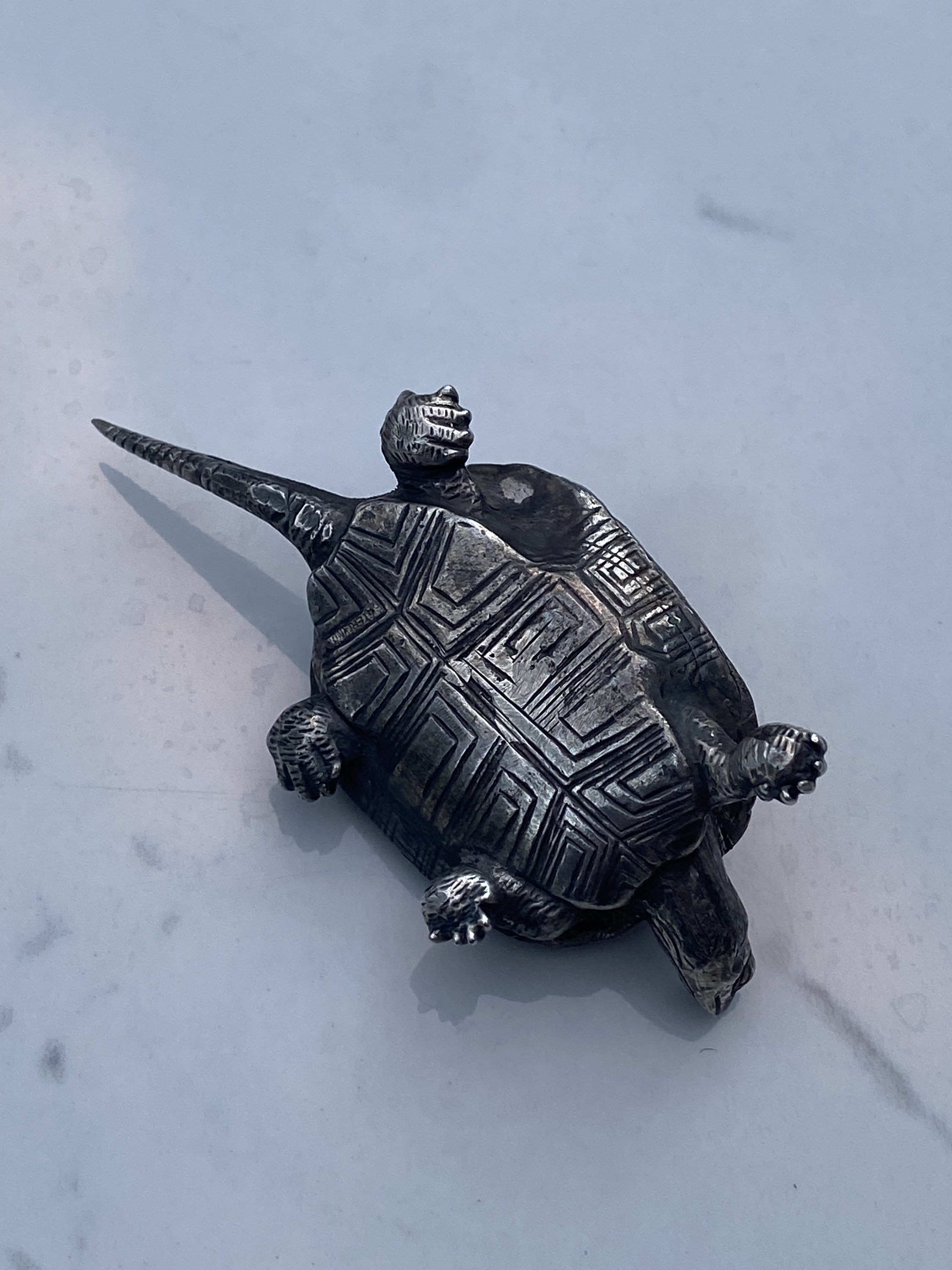 Sterling Silver Novelty Figure of a Japanese Turtle (157 G) - Etsy