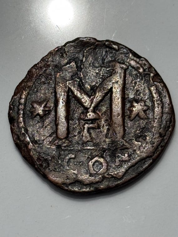 西暦 491 ～ 518 年 ビザンチン帝国 アナスタシウス 1 世のフォリス