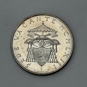 1963 Italian Silver Vatican City 500 Lire KM# 75 Coin (Unc.)
