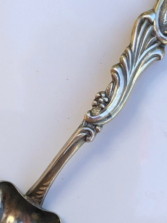 デンマークスターリングのエナメルスプーンセット ビンテージ美品