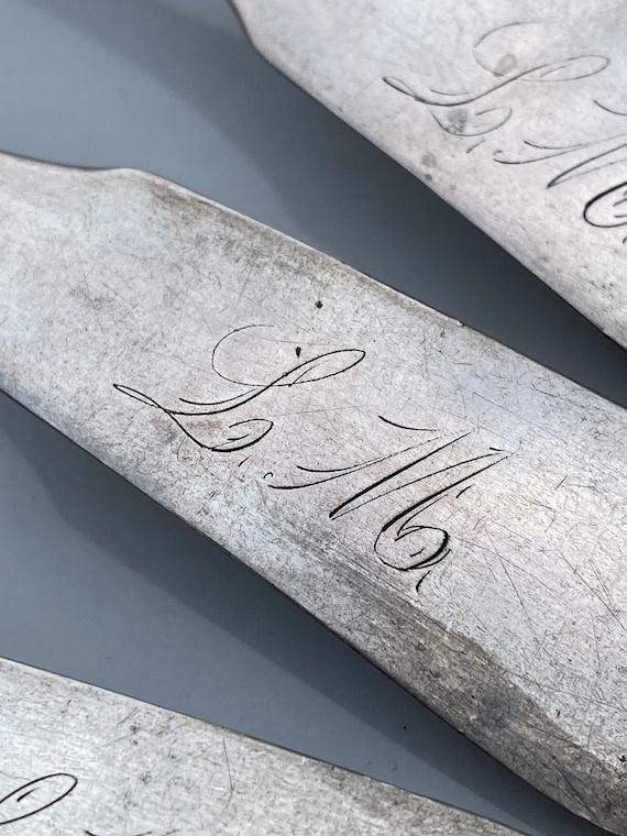 1819-1820年製アメリカンコインシルバーティースプーン4本セット（4