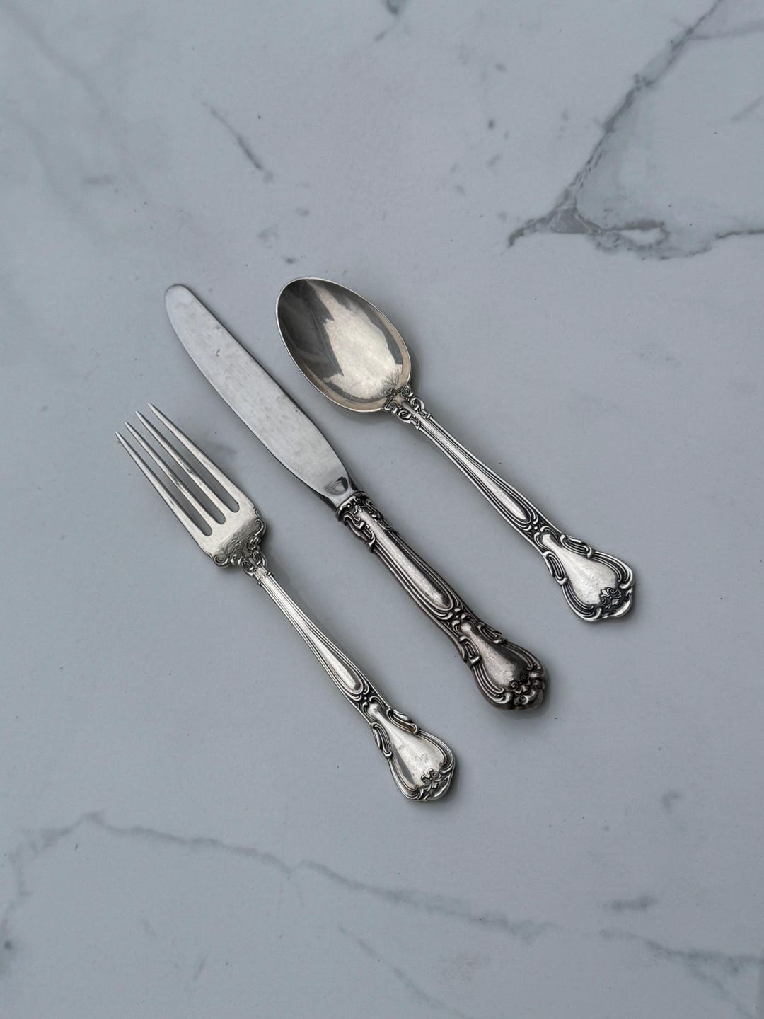 REED & BARTON　純銀スターリングシルバー製　テーブルナイフ4本 REED & BARTON 純銀スターリングシルバー製 テーブルナイフ4本 REED