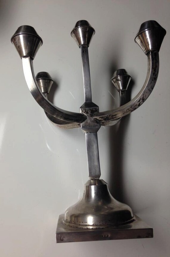 M8.30 Casa De Muñecas En Par De Candelabros Cuadrado