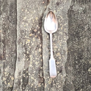 1874 Silver Hamburg, Germany Serving Spoon by Bardewyck (37 grams)