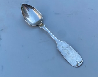 1850-80 American Coin Silver 'Premium' Teaspoon B R Norton / J. Seymour of Syracuse, NY