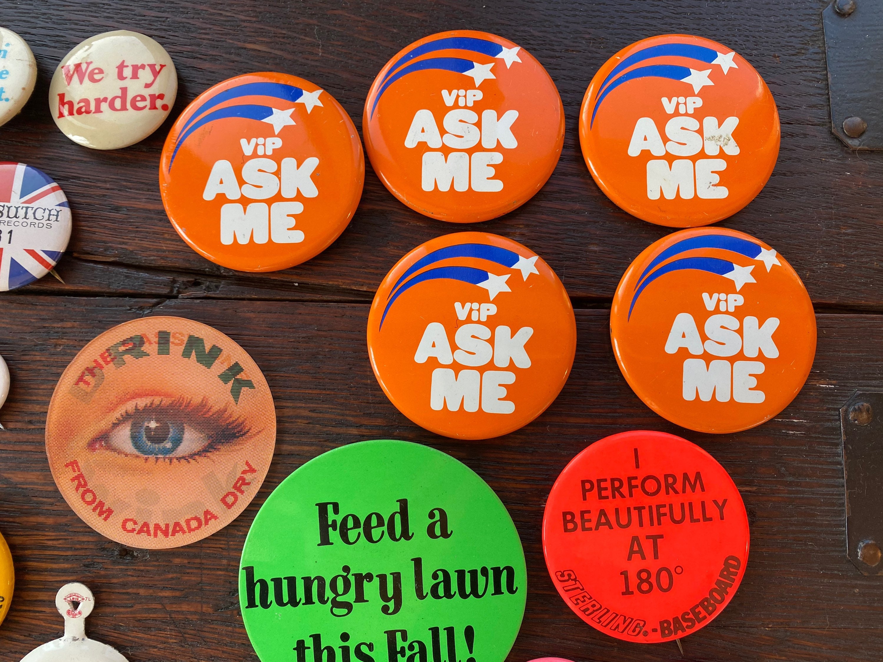 Assorted Promotional Advertising Buttons - Choose One or More - Etsy