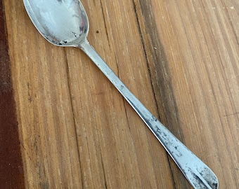 1760-80 Daniel Rogers of Ipswich, MA Coin Silver Teaspoon - American Colonial Silver