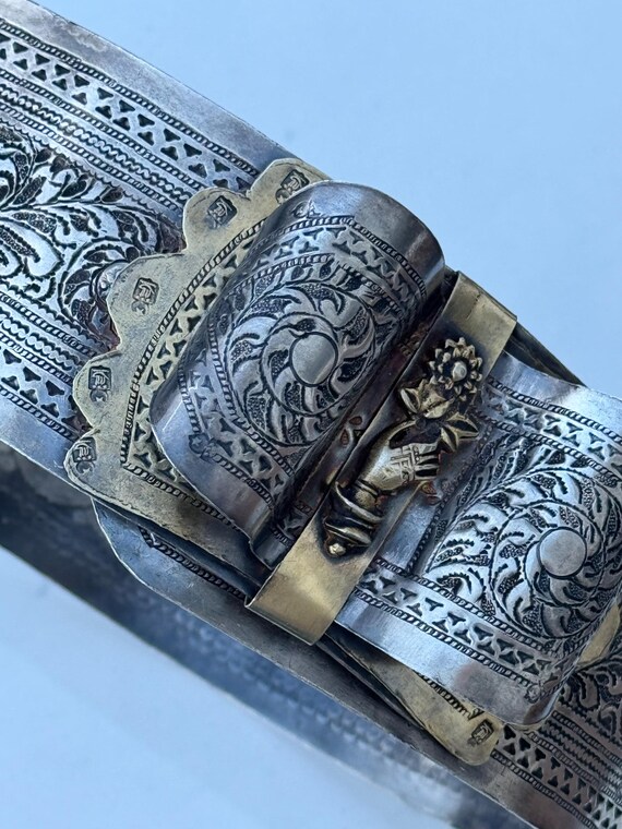 1880-1910 Massive Solid Silver Tripoli, Libya Sil… - image 4