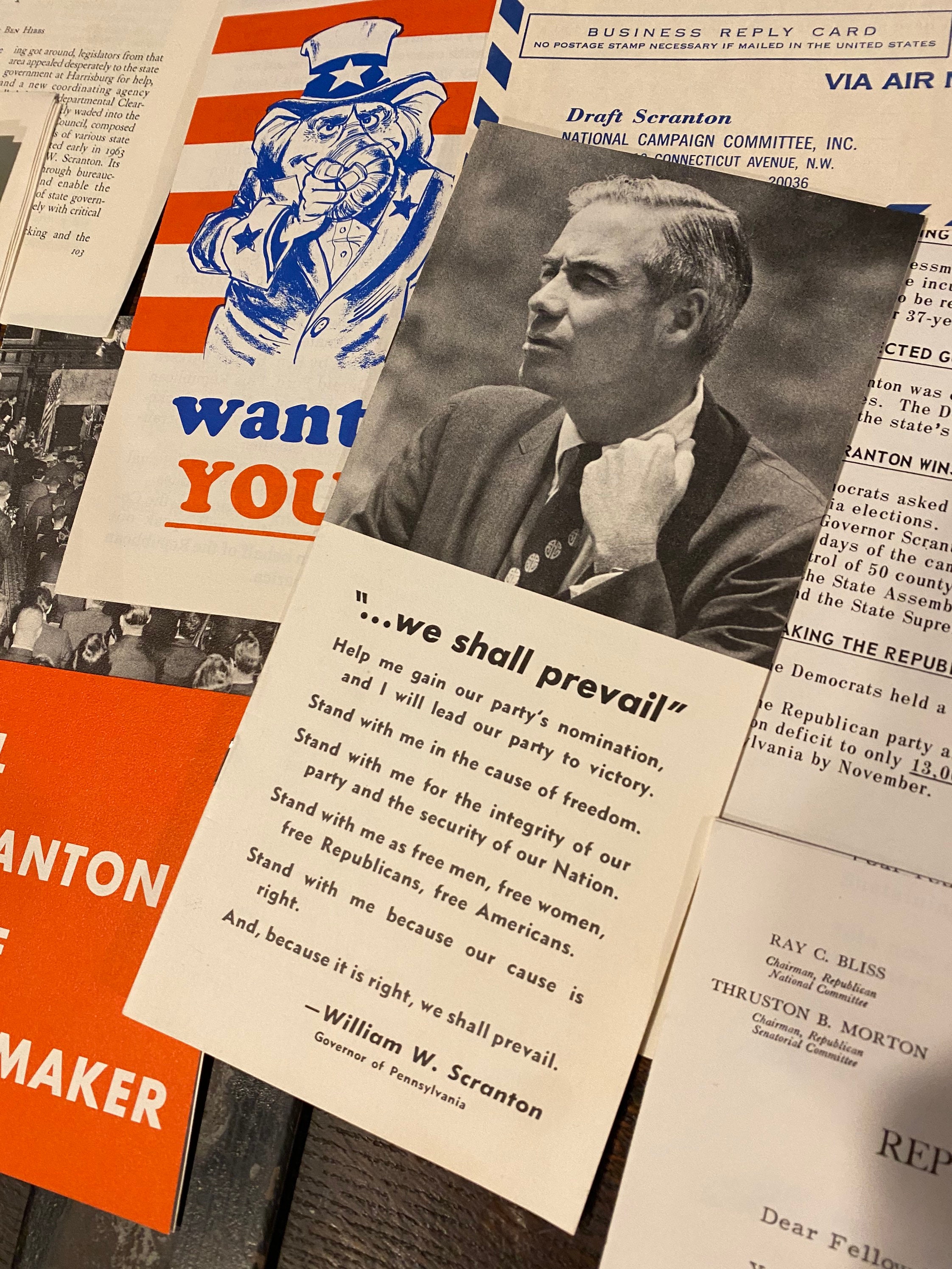 1964 Republican Presidential Election Collection William Etsy