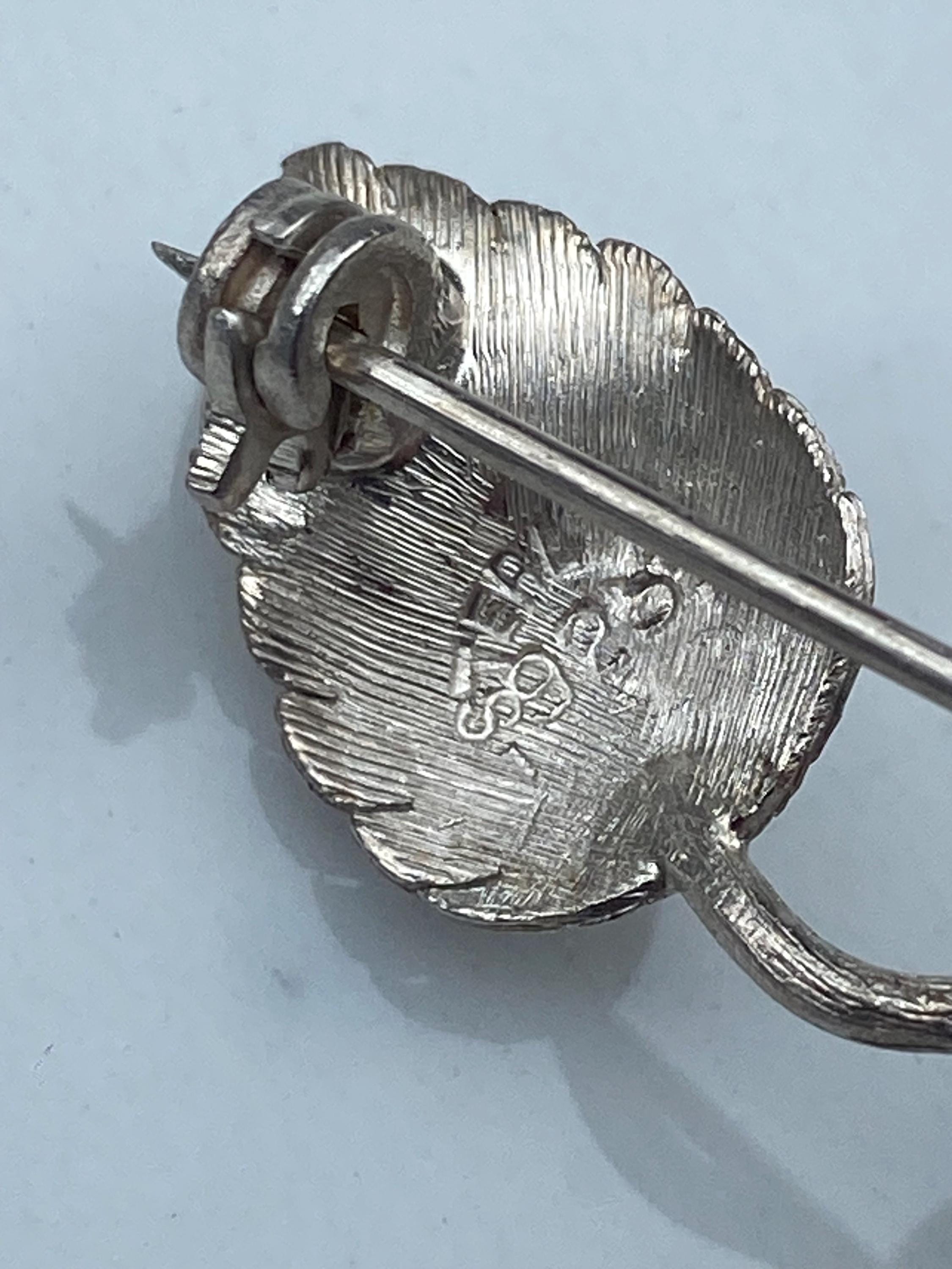Taxco Dulce Plateros工房メキシコシルバー925 ブローチ Vintage