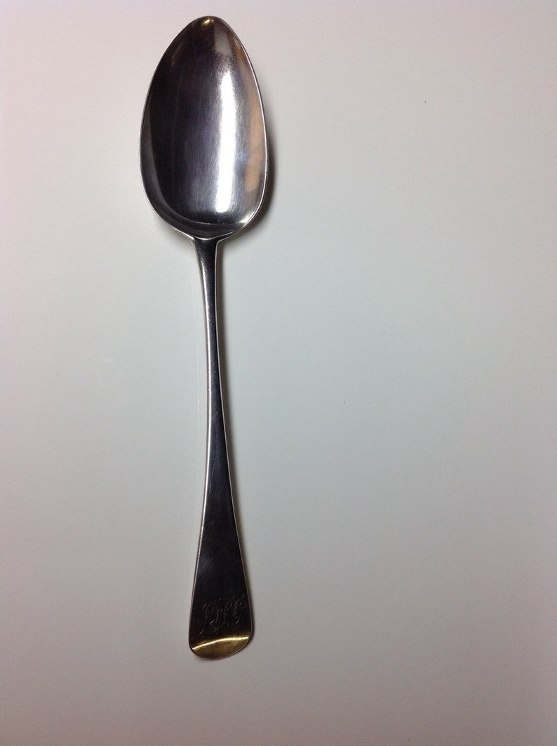 1806 Sterling Georgian English Serving Spoon by Thomas Wallis