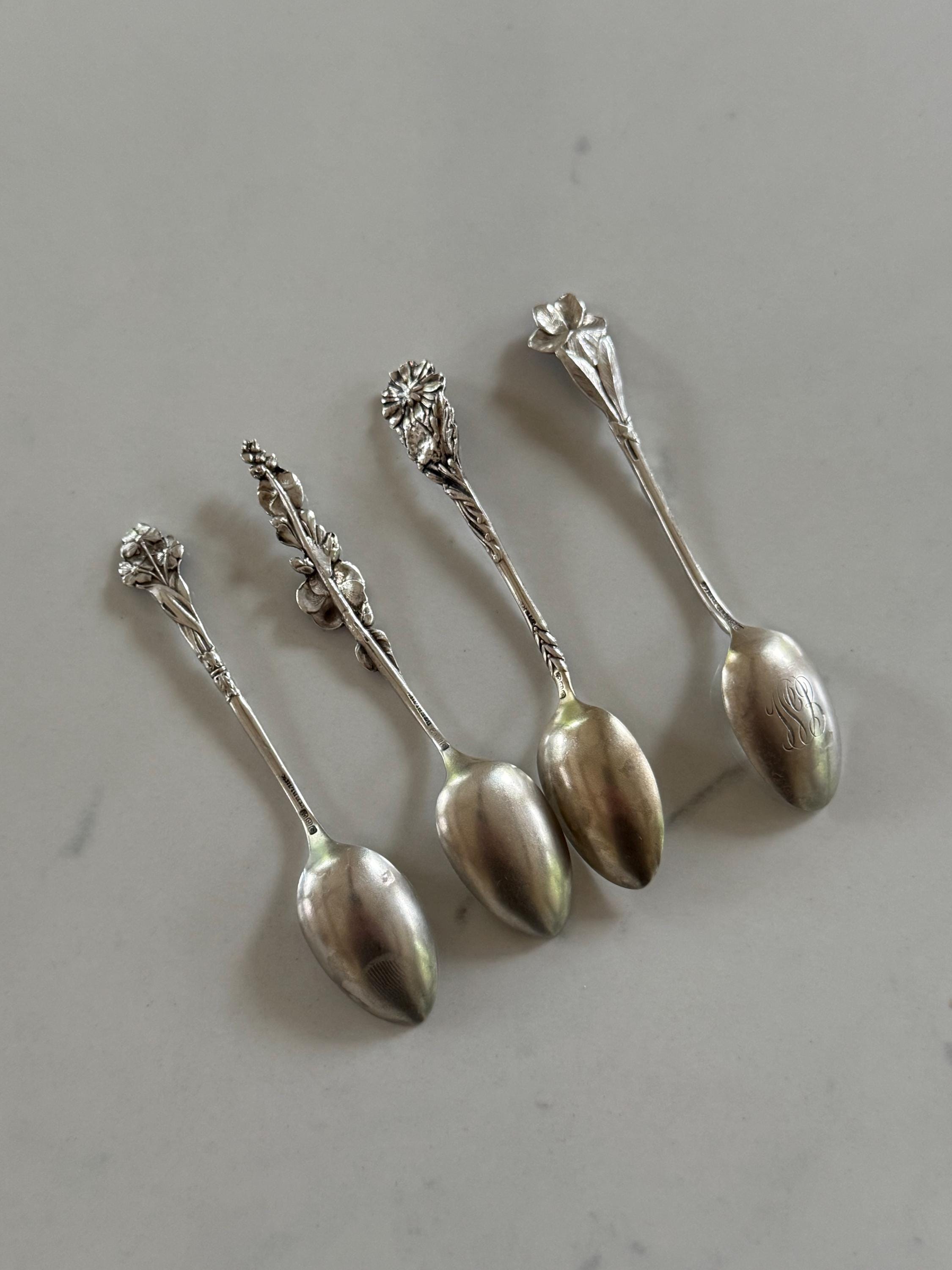 Reed & Barton Harlequin 5 O'clock Spoon Harlequin Enamaled - Etsy