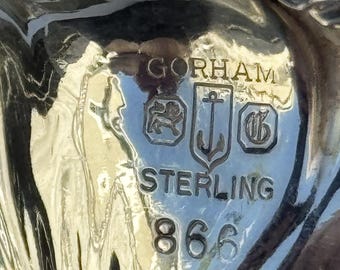 C. 1940 Sterling Silver Repousse Gorham Nut Dish Set of Four