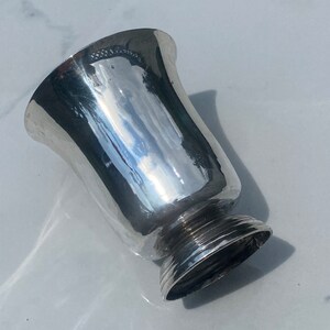 1745 Antique French Silver Tulip Cup or Timbale by Jacques Couturier