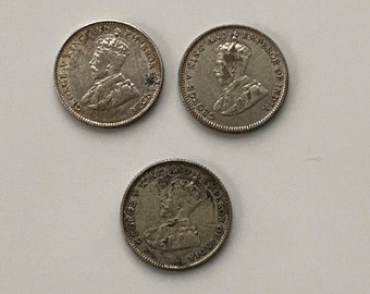 1926/27 Straits Settlement Ten Cents Coin