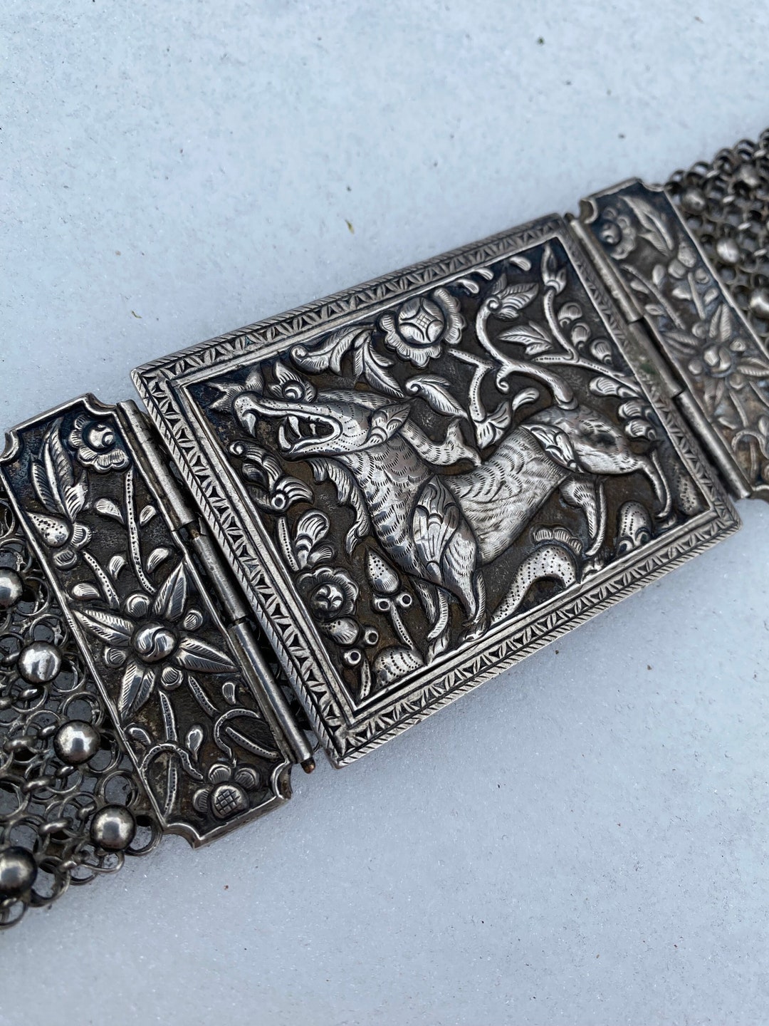 Antique Southern (nakornsrithammarat) Thailand Silver 32