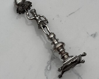 C. 1850 Brazilian Colonial (portuguese) Solid Silver Figural