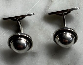 Georg Jensen Sterling Silver Cufflinks No. 44D (14g) - Etsy
