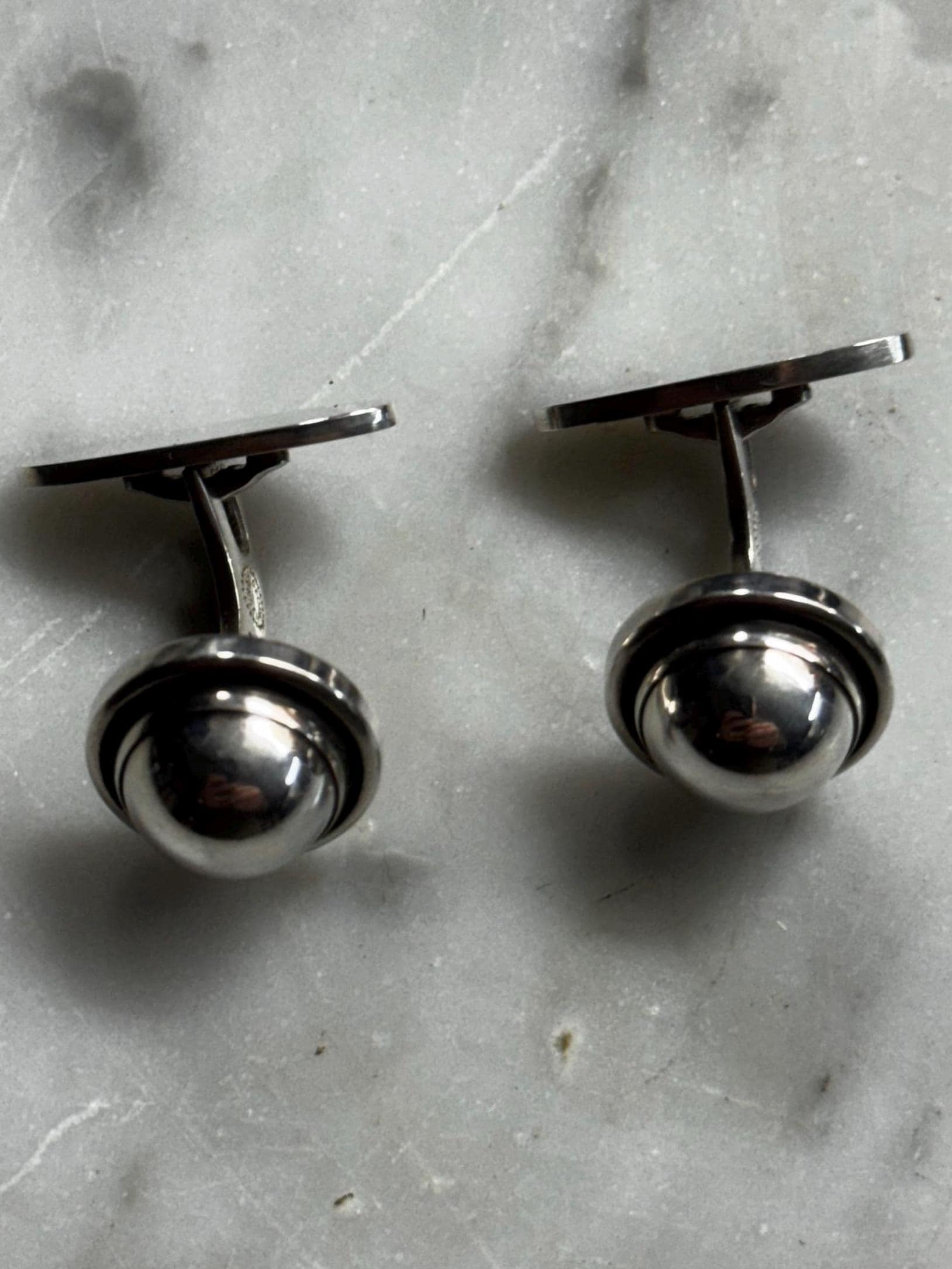 Georg Jensen Sterling Silver Cufflinks No. 44D (14g) - Etsy