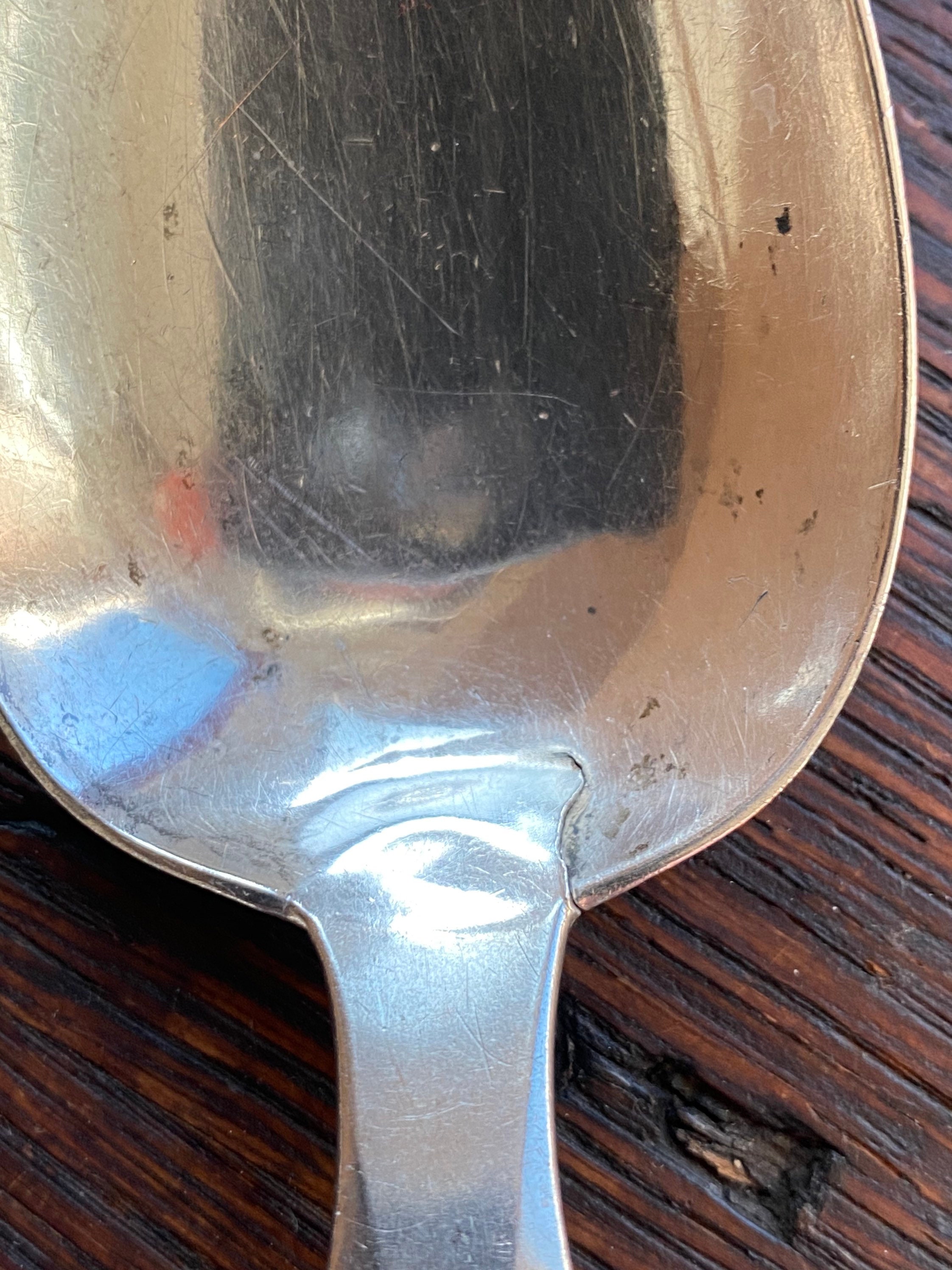 Ca. 1865 Seib & Ankeny Coin Silver Tablespoon Partial Set Richmond