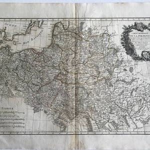 1771 Landkarte von Polen