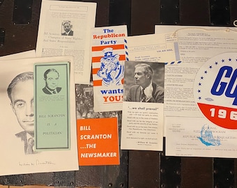 1964 Republican Presidential Election Collection William Scranton