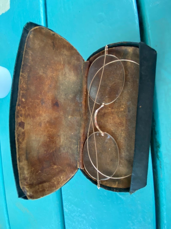 19th Century American 10K Solid Gold Spectacles - image 7