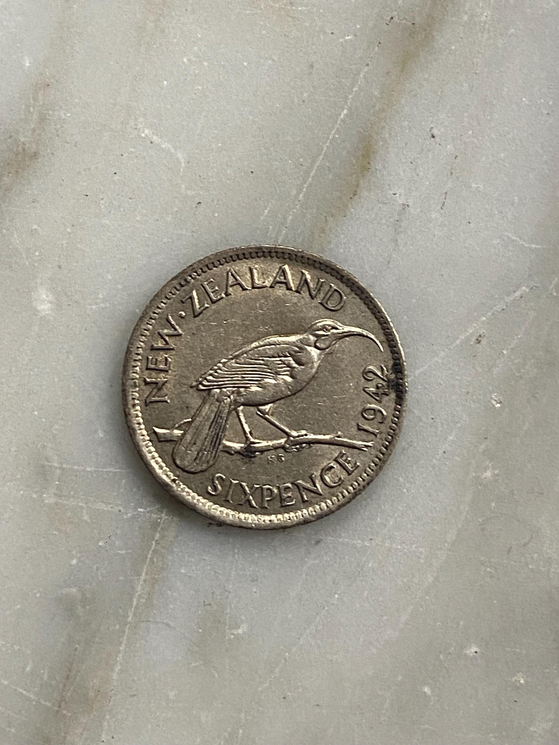 1942 New Zealand George V 6 Pence(xf) KM 8 - Etsy