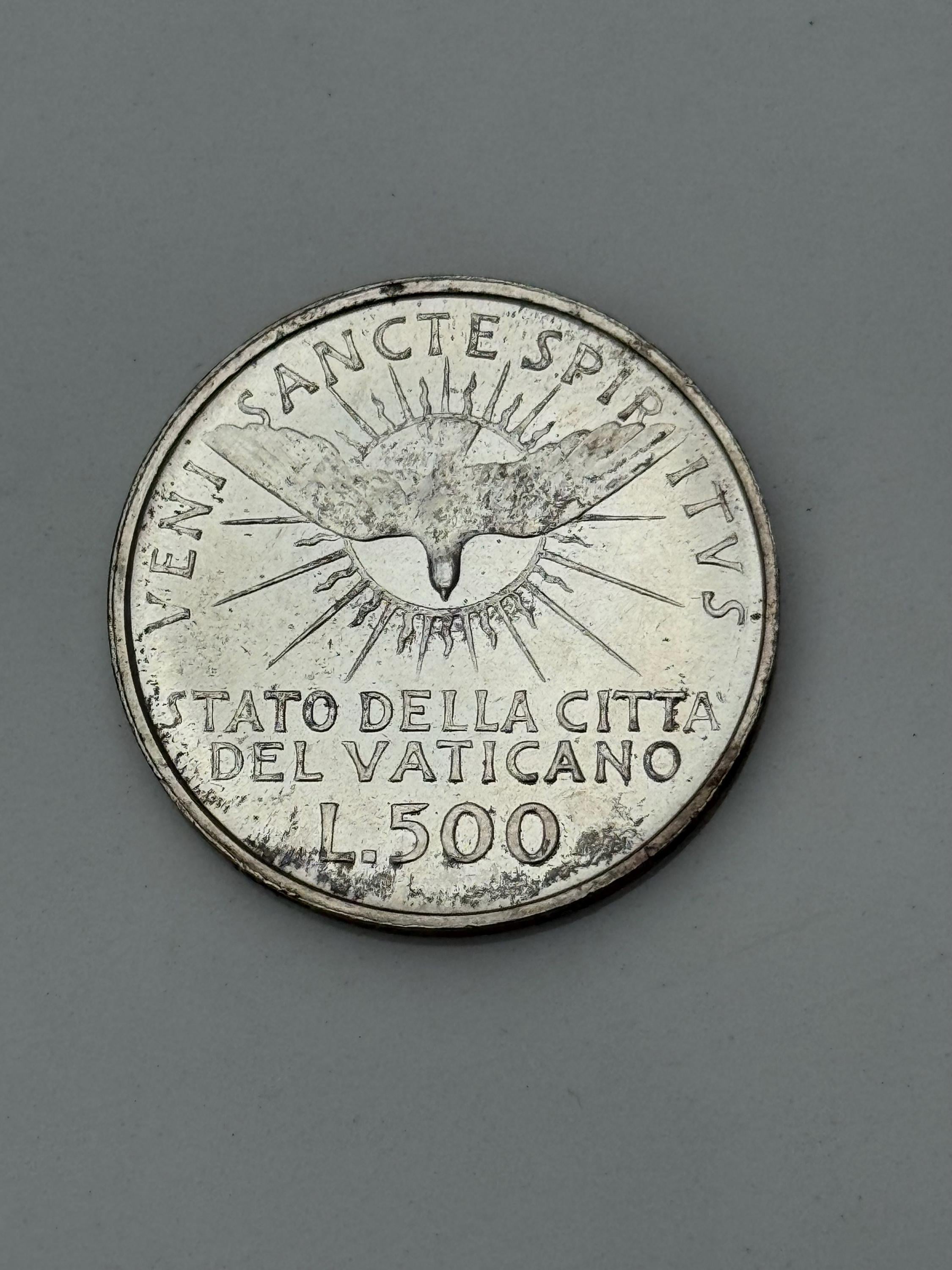 銀貨セット　バチカン　イタリア　ギリシャ 1963 年 イタリア シルバー バチカン市国 500 リラ KM# 75 コイン (未
