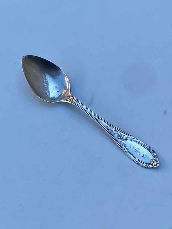 1860 Coin Silver Teaspoon by David Hotchkiss and Andrew B