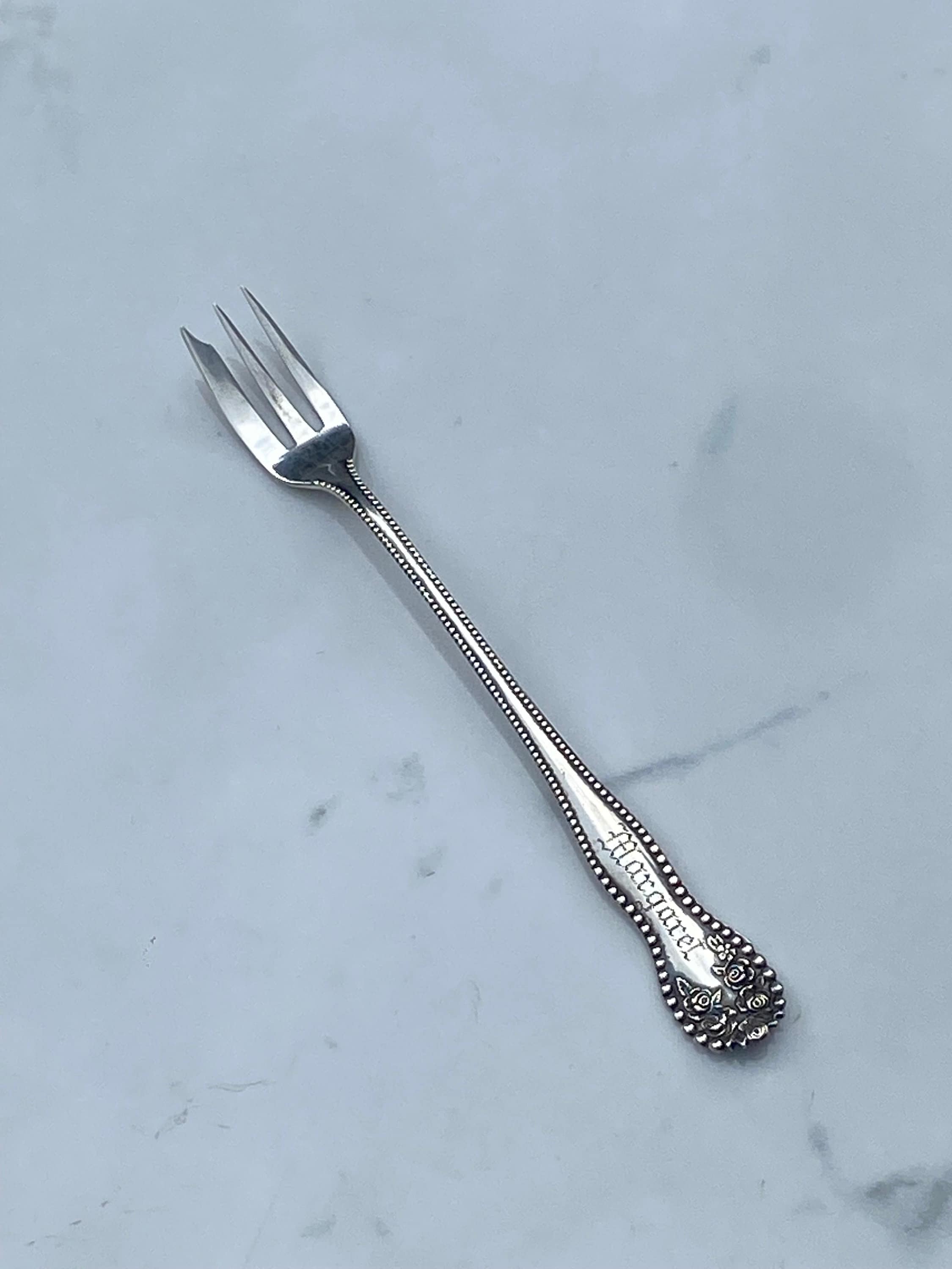 1897 Gorham Lancaster Oyster Seafood Sterling Silver Fork