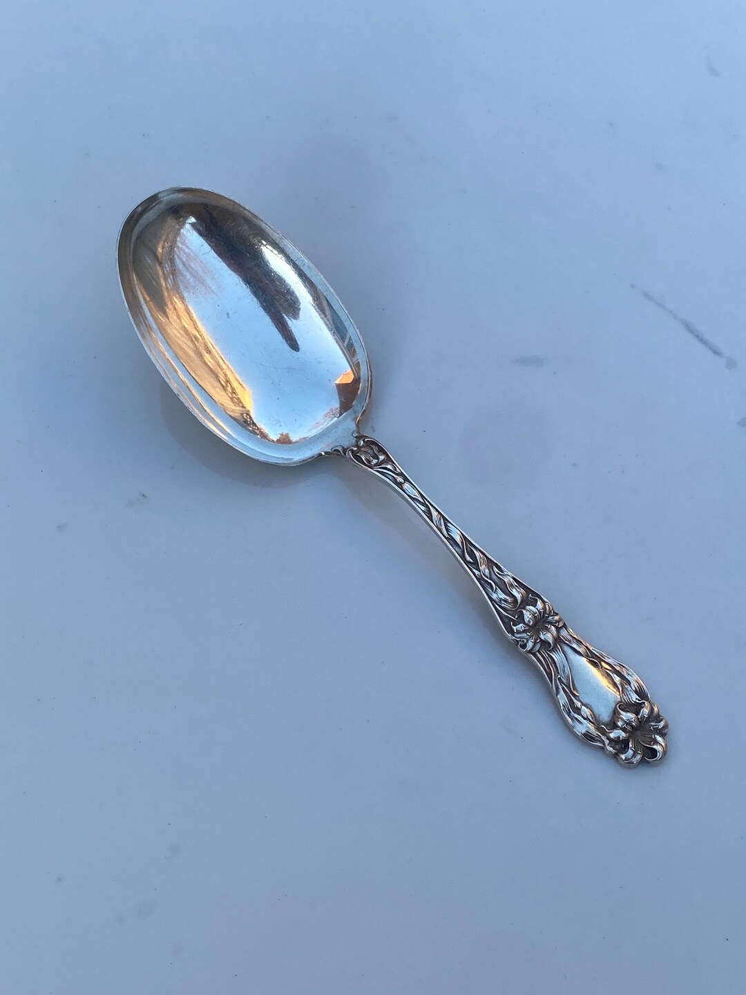 1895 Frank M Whiting 'lily' Sterling Silver Vegetable Serving