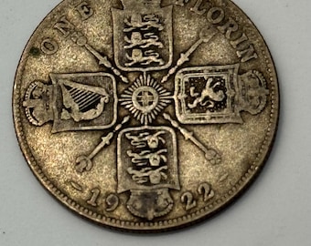 1922 Great Britain Florin Km#817a (VG) - Etsy