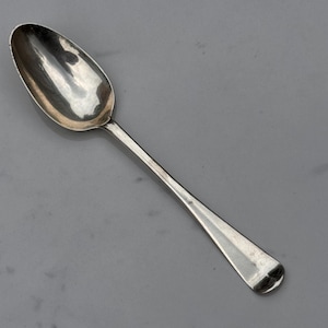 1790 Irish Sterling Silver Teaspoon, Eagle Displayed Crest, LA Maker's Mark (28 g) LRC