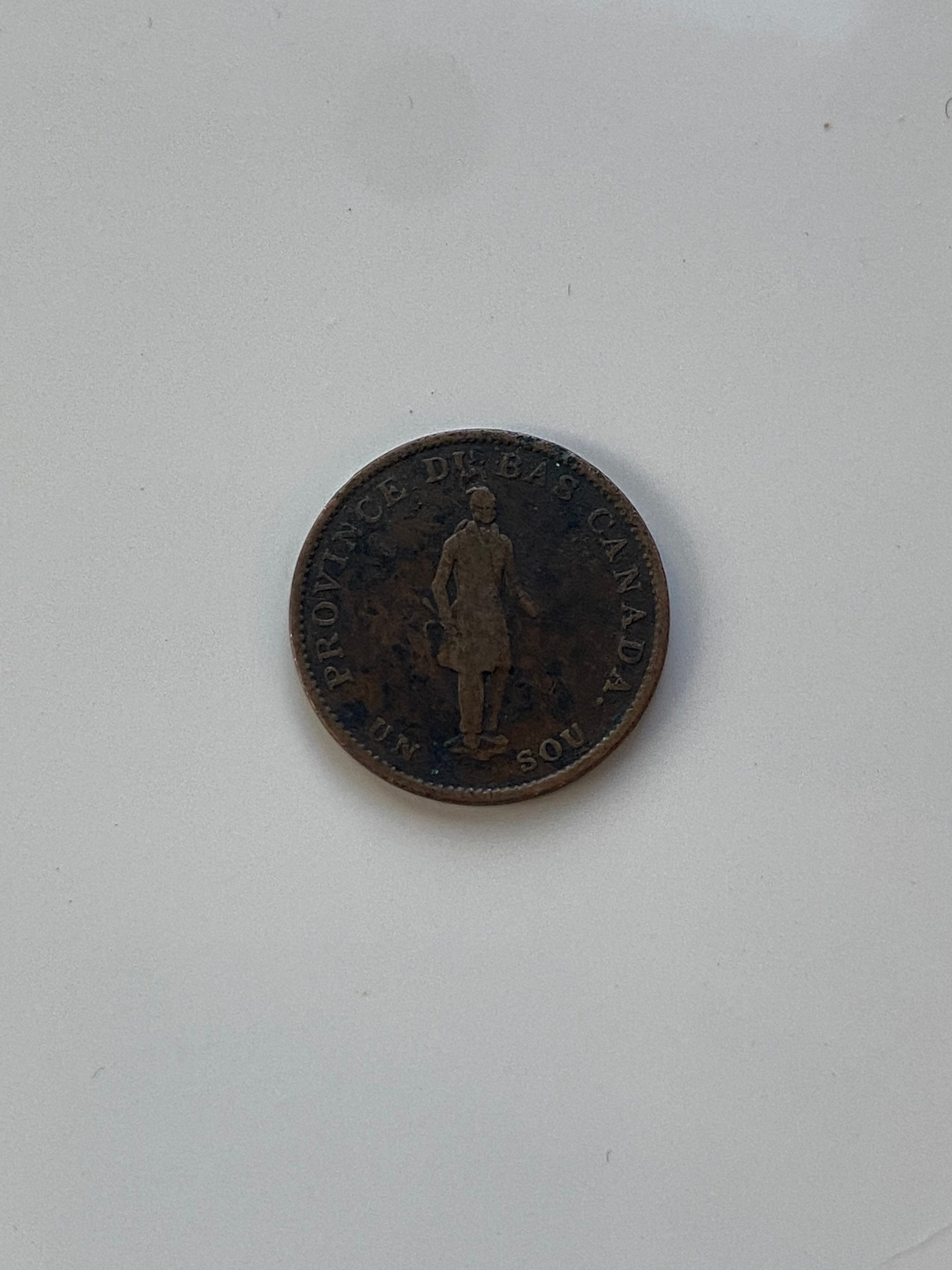 1837年カナダ半ペニー銀行トークン - Etsy 日本