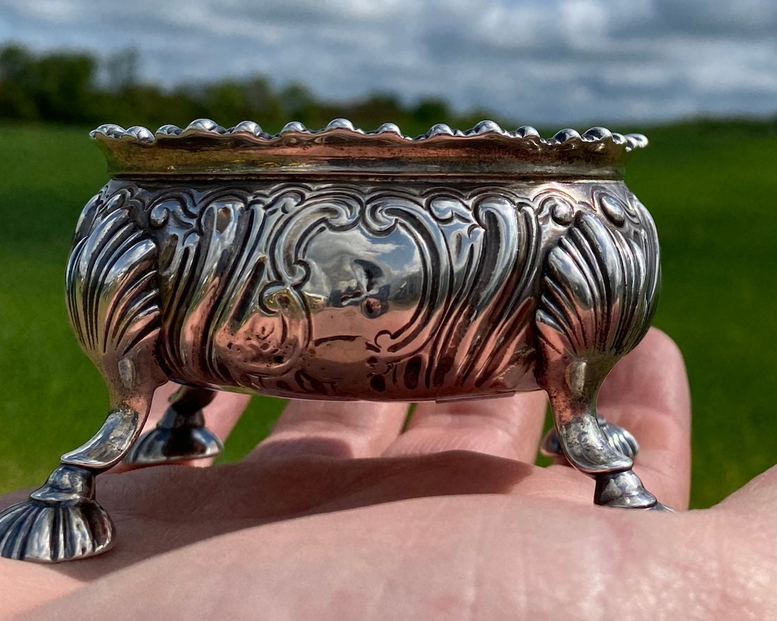 1763年 デイヴィッド・ヘネル1世 ロンドン 大型スターリングシルバー