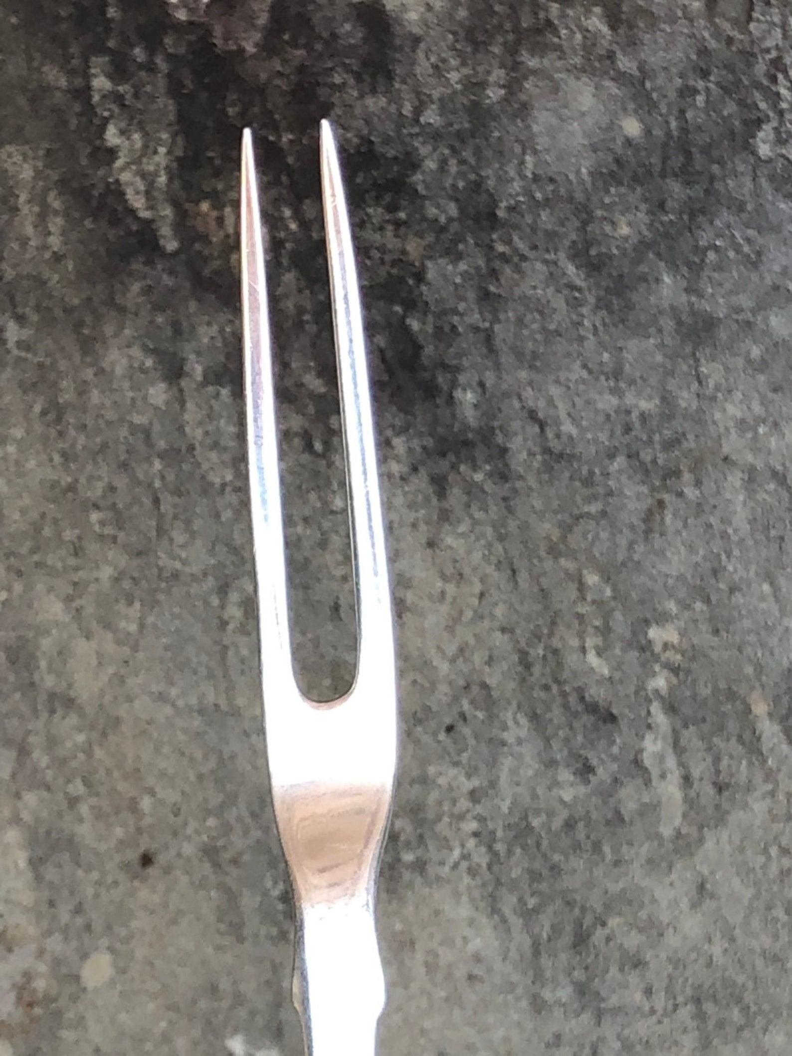 1836 English Sterling Silver Two Tined Meat Fork Etsy